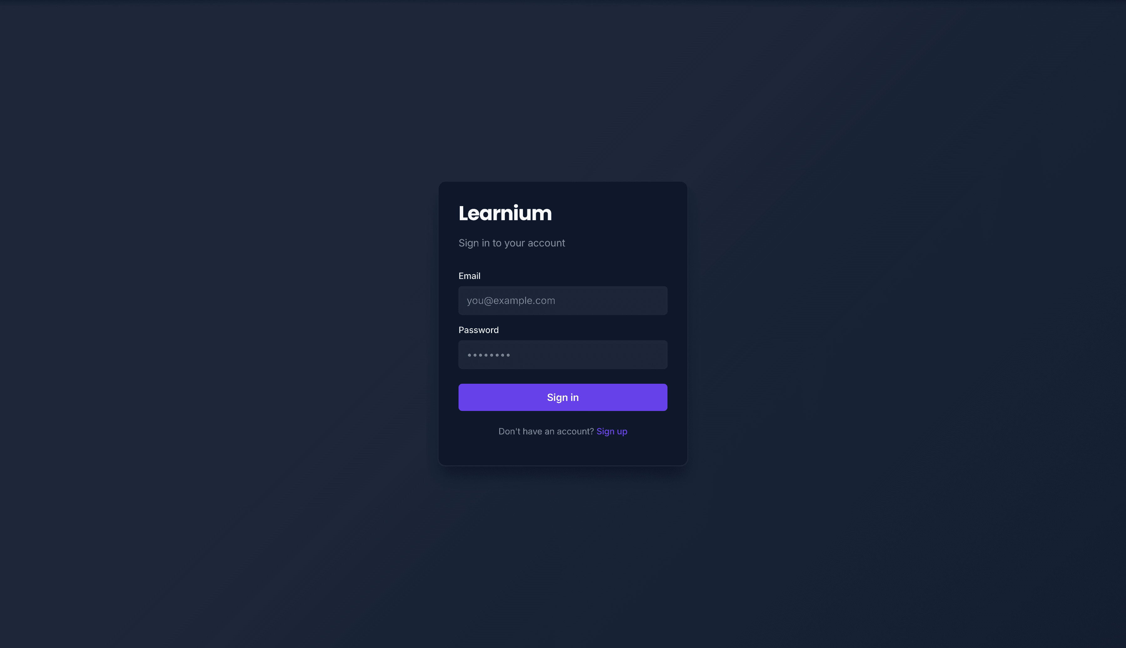 Learnium preview
